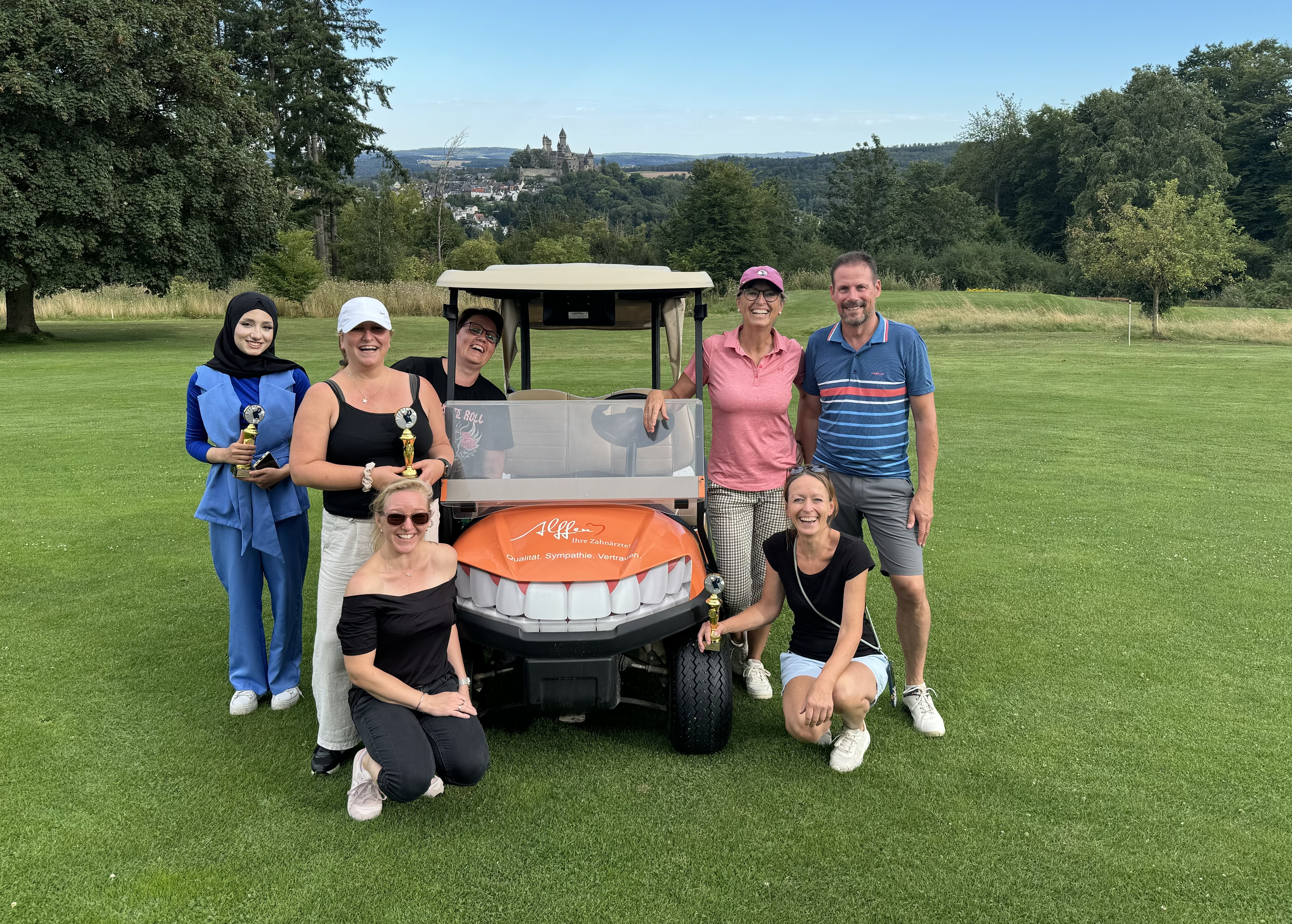 Praxisausflug zum Golfplatz